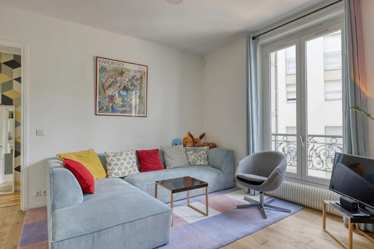 Διαμέρισμα Tunnel - Kp - Appartement Lumineux 4P Avec Vue Buttes Chaumont Παρίσι